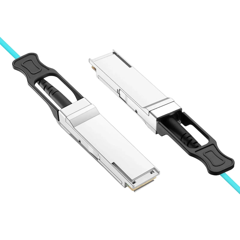 100G QSFP28 compatible active optical cable for high speed Ethernet fiber connectivity in servers and data centers