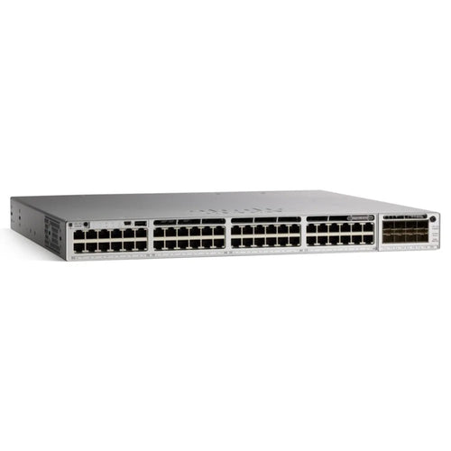 Cisco Catalyst C9300-48P-A 48 port Gigabit Ethernet PoE+ Layer 3 managed network switch with stackable capability