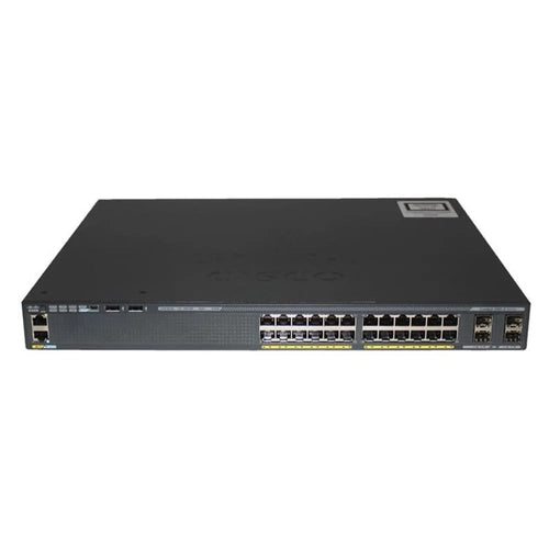Cisco Catalyst WS-C2960X-24PS-L 24 port Gigabit Ethernet PoE+ Layer 2 managed switch for enterprise network access