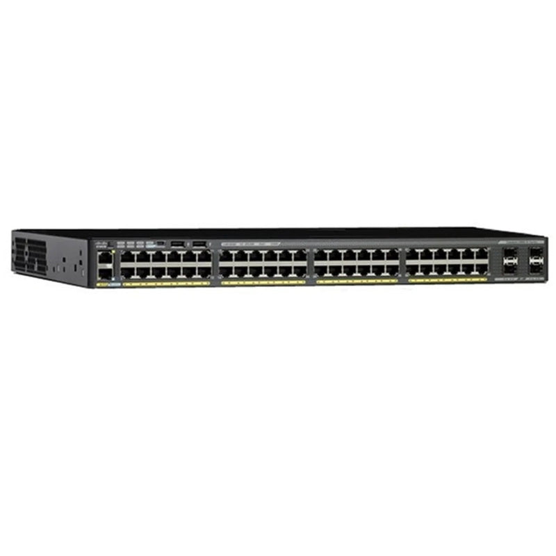 Cisco Catalyst WS-C2960X-48FPD-L 48 port Gigabit Ethernet PoE+ Layer 2 managed switch with 2x 10G SFP+ uplinks