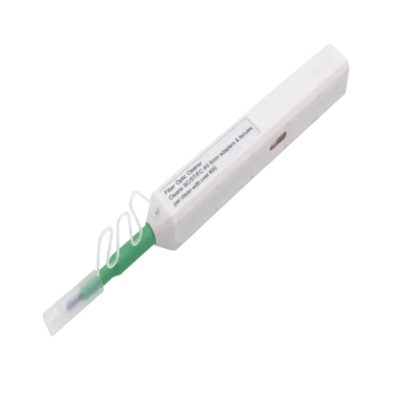 2.5 mm one click fiber optic cleaner for SC FC and ST connectors for dry endface cleaning in datacenter and fiber network installations