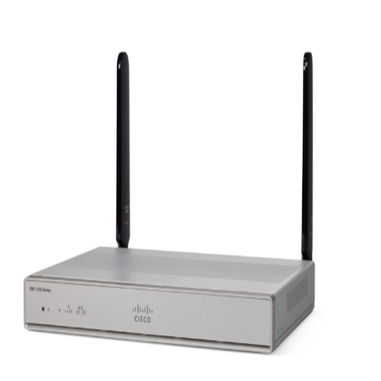 Cisco C1111-8PWE Integrated Services Router featuring 8 GE ports and integrated 802.11ac wireless access point.