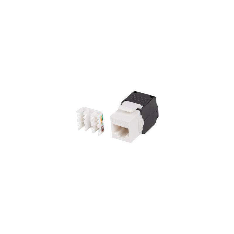 Cat6 UTP RJ45 tool-less keystone module unshielded connector for Gigabit Ethernet structured network cabling 20-pack