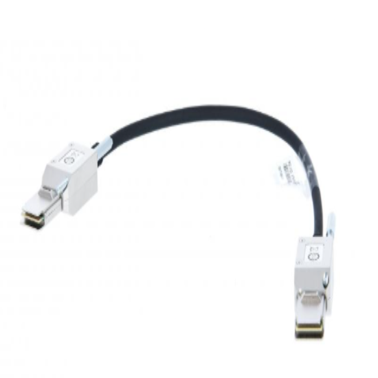 Cisco STACK-T2-50CM 50cm StackWise-160 stacking cable for Catalyst 2960-X and 2960-L switches.
