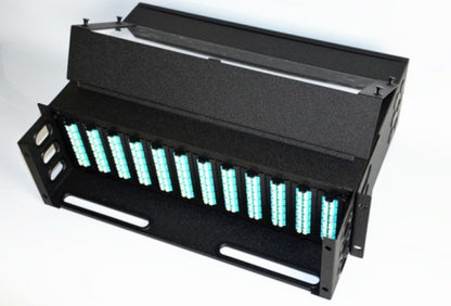 MPO-3U-288= MPO 3U Fiber Patch Panel, 12 MPO Cassettes, Empty racks with standard accessories