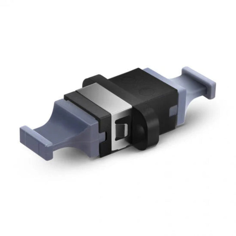 US Conec MPO fiber optic adapter for 8 12 and 24 fiber MPO connections with key up to down alignment for high density datacenter patch panels