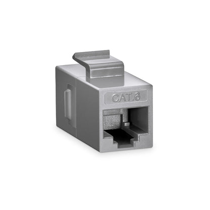Cat6 Keystone RJ45 Coupler, UnShielded, Female to Female Insert Inline Coupler