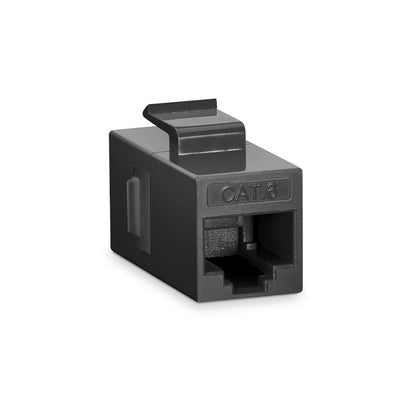 Cat6 Keystone RJ45 Coupler, UnShielded, Female to Female Insert Inline Coupler