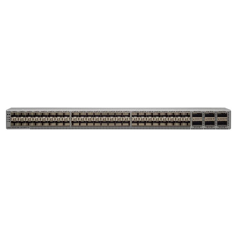 Cisco Nexus N9K-C93180YC-EX data center switch with 1/10/25G SFP28 ports and 40/100G QSFP28 uplinks
