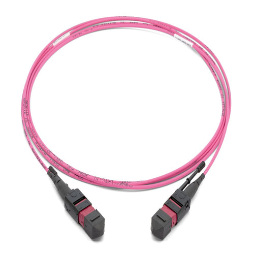 MTP/PC OM4 multimode fiber optic patch cable magenta LSZH 50/125 high speed MTP patch cord for data center connectivity