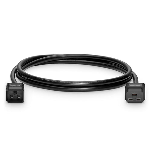IEC C20 naar IEC C19 12AWG 250V 20A stroomverlengkabel zwart voor PDU-racks en stroomdistributie in datacenters