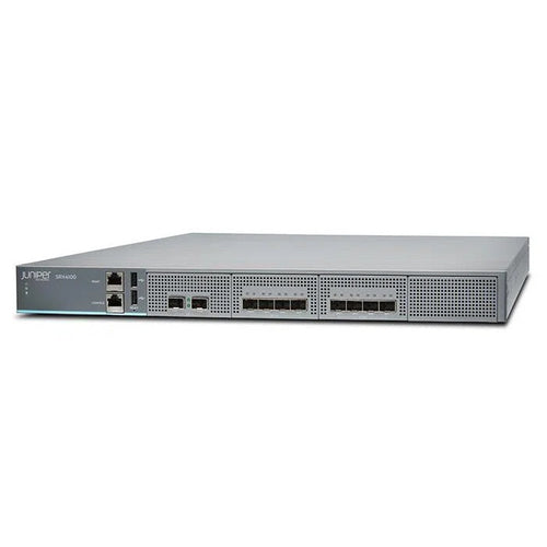 Juniper SRX4100-SYS-JB-AC next generation firewall security appliance with AC power running Junos OS for enterprise and data center network protection