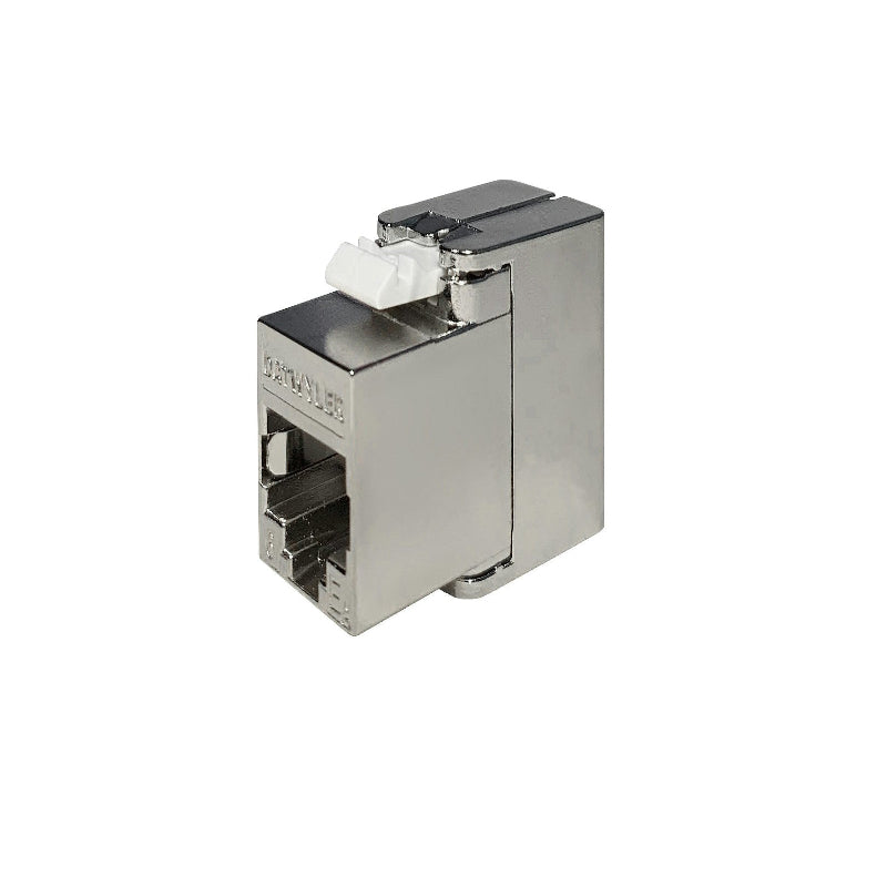 KS-TS 1/8 tool-less Cat6 EA RJ45 keystone module slimline connector for high speed Ethernet structured network cabling 12-pack