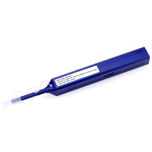 1.25 mm one click fiber optic cleaner for LC and MU connectors for dry endface cleaning in datacenter and high density fiber networks