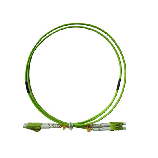 LC UPC to LC UPC Duplex OM5 Multimode Wideband (LSZH) 2.0mm Fiber Optic Patch Cable