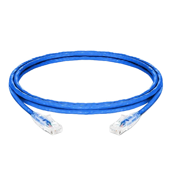 Cat6 U/UTP patch cable

Cat6 unshielded network cable

RJ45 Cat6 patch cord

U/UTP LAN cable

10G Ethernet cable

100% copper patch cable

High-speed network cable

Structured cabling

Data center network cable

Professional Cat6 Ethernet cable

Available in 0.25 m, 0.5 m, 1 m, 2 m, 3 m, 5 m, 7 m, 10 m, 15 m, 20 m

Blue