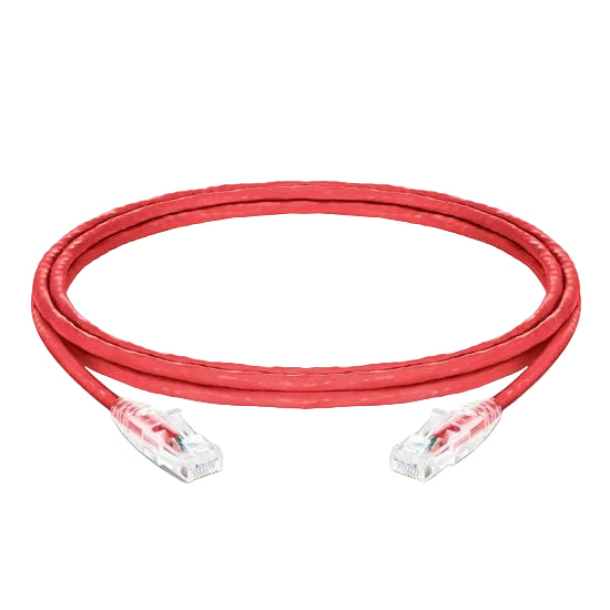 Cat6 U/UTP patch cable

Cat6 unshielded network cable

RJ45 Cat6 patch cord

U/UTP LAN cable

10G Ethernet cable

100% copper patch cable

High-speed network cable

Structured cabling

Data center network cable

Professional Cat6 Ethernet cable

Available in 0.25 m, 0.5 m, 1 m, 2 m, 3 m, 5 m, 7 m, 10 m, 15 m, 20 m

Red