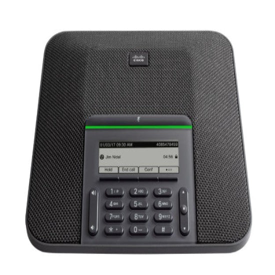 Cisco CP-7832-K9 compact IP conference phone for small meeting rooms with 360-degree audio.