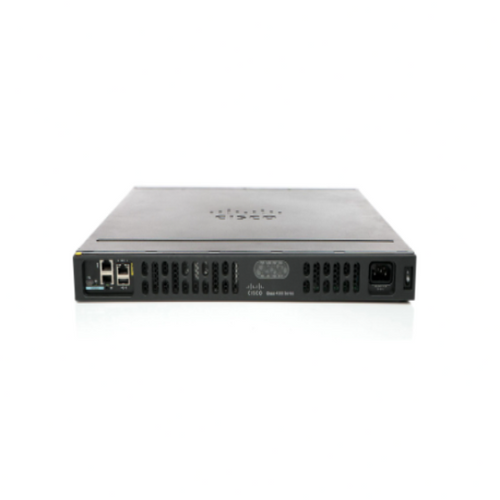 Cisco ISR4331/K9 Integrated Services Router with 3 GE ports, 2 NIM slots, and 1 SM slot for enterprise branch networking.