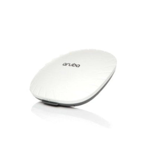 HPE Aruba JZ336A AP-535 white indoor Wi-Fi 6 access point with integrated antennas and IoT support.