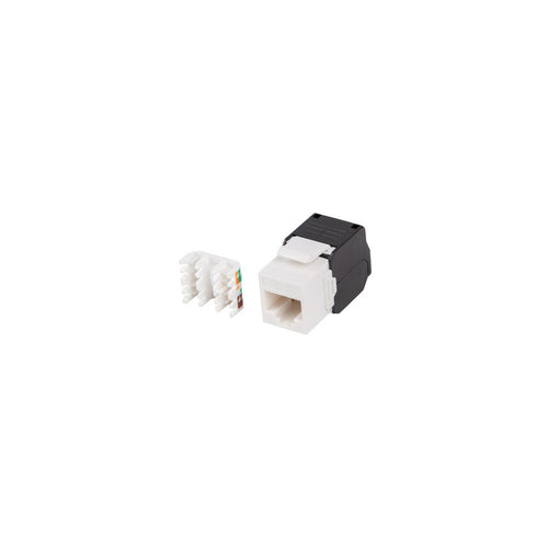 Cat6 UTP RJ45 tool-less keystone module unshielded connector for Gigabit Ethernet structured network cabling 20-pack