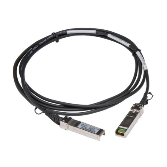 Cisco SFP-H10GB-CU5M 5-meter 10GBASE-CU SFP+ to SFP+ passive Direct Attach Copper (DAC) Twinax cable.